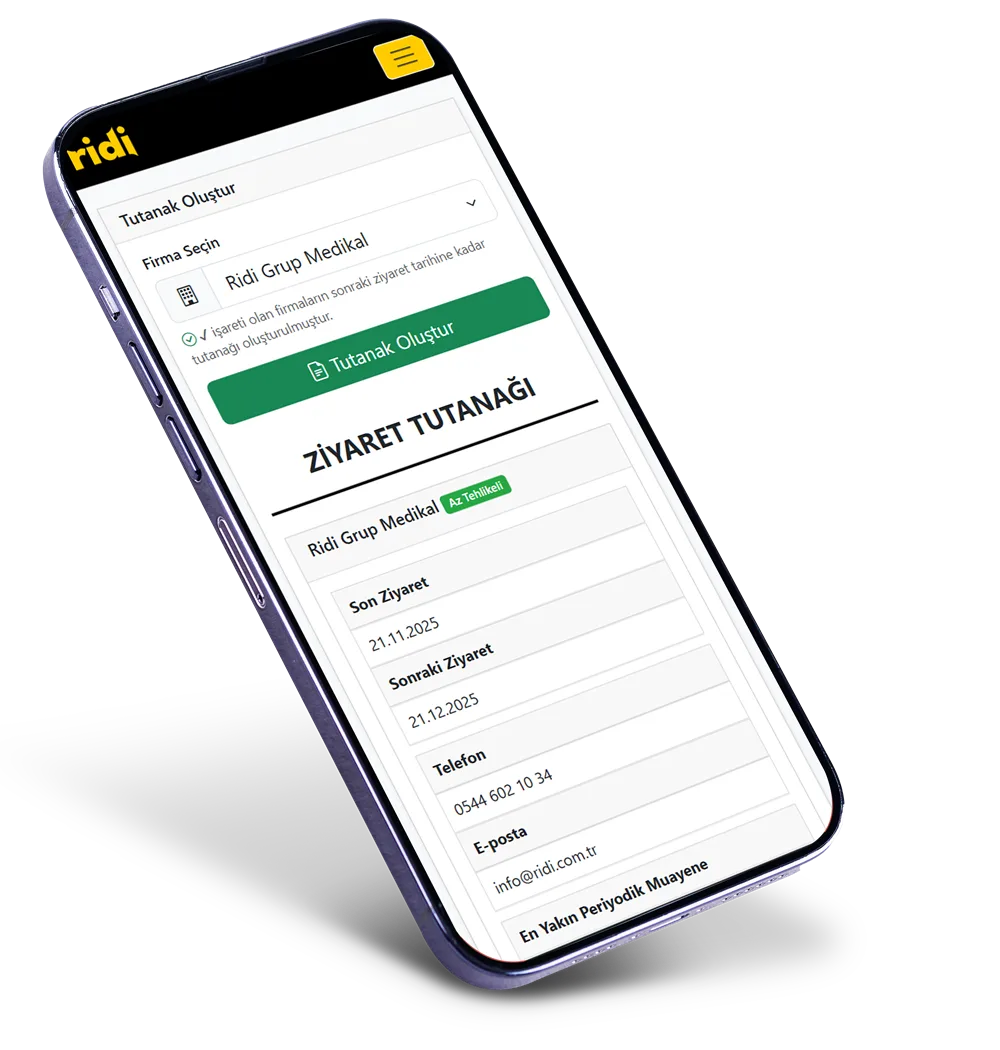 OSGB ve İSG Profesyonelleri İçin Saha Ziyareti ve Periyodik Muayene Takibinde Dijital Dönüşüm